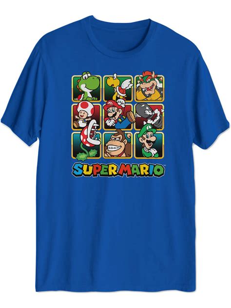 super mario shirt mens